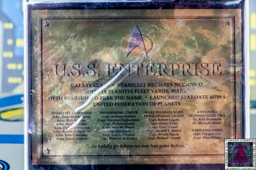 Enterprise Dedication Plaque Sticker