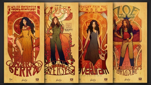 Firefly Les Femmes Poster Set