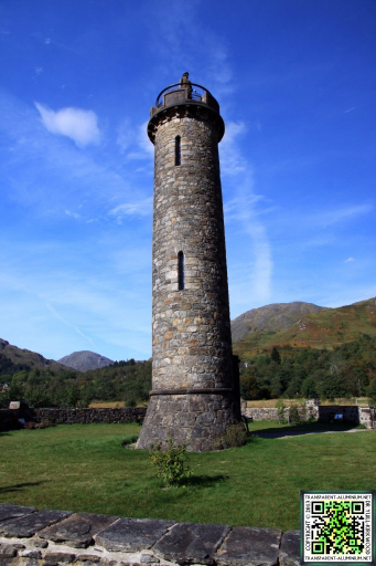 The Glenfinnan Monument of Prince Charles Edward