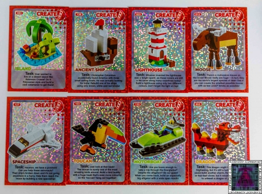 LEGO Create The World Shiny Cards