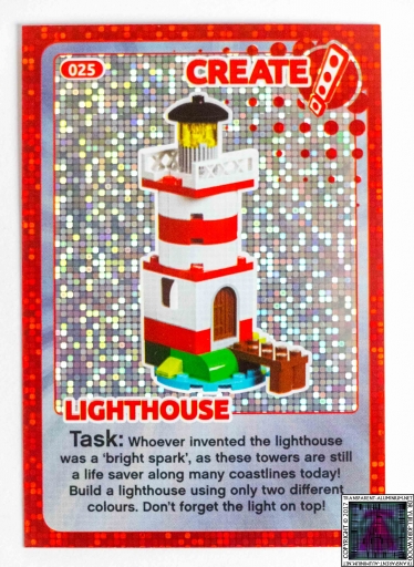 Lighthouse LEGO Create The World Cards