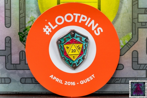 Loot Crate - April 2016 Quest Pin