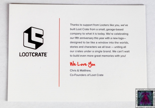 Loot Crate Postcard