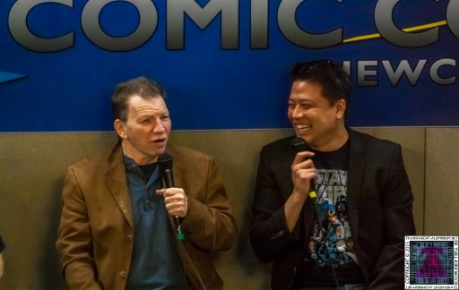 Max Grodénchik and Garrett Wang at Comic-Con (3).jpg