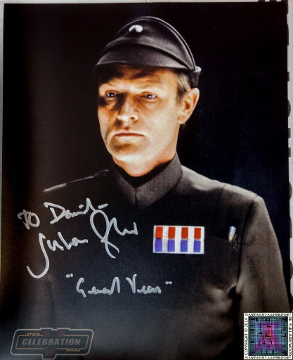 My Autograph from Julian Glover at Screen-Con 2014