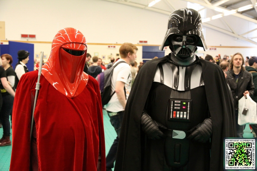 Imperial Guard escorting Darth Vader