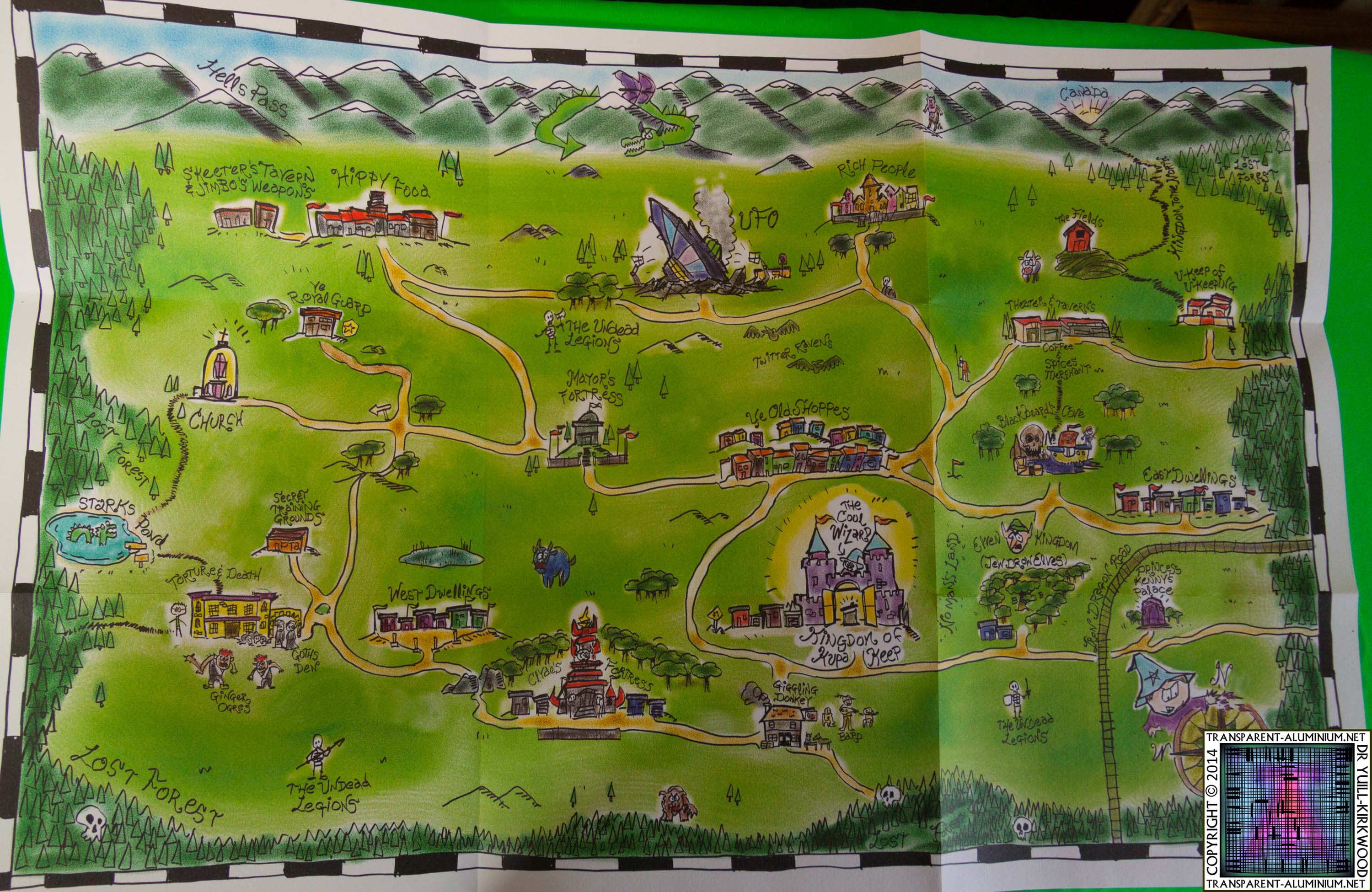 Map of South Park (circa 2003) : r/southpark
