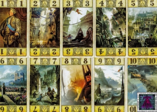 Assassins Creed Unity Guillotine Edition French Tarot Cards