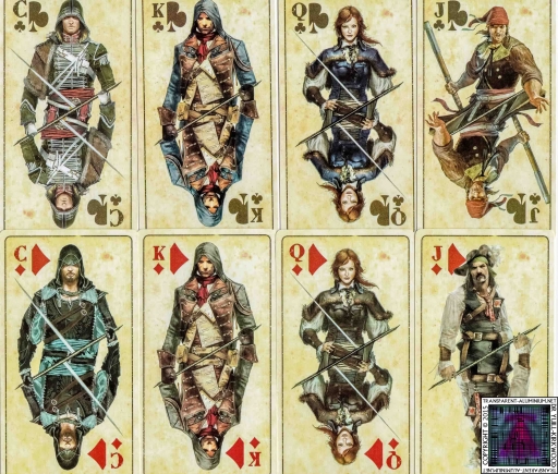 Assassins Creed Unity Guillotine Edition Playing Cards
