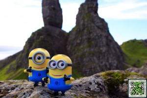 The Minions at The Old Man Of Storr.