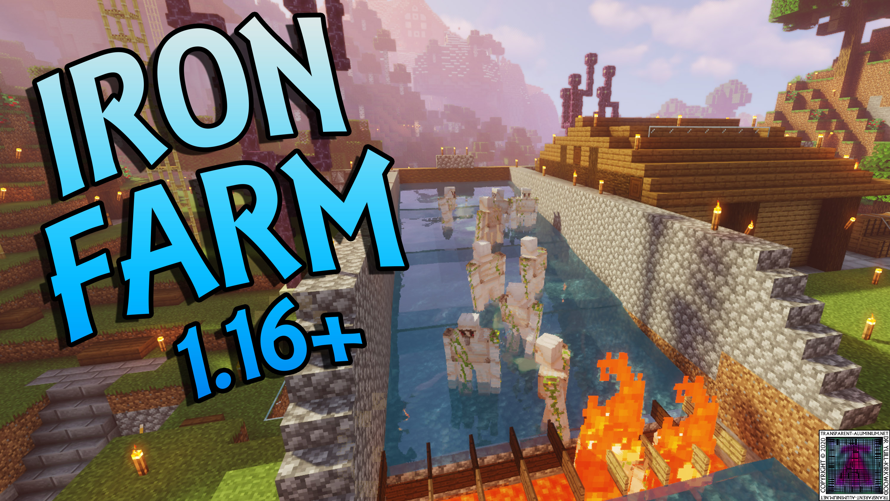 Iron Farm Tutorial Easy and Efficient Minecraft 19.196 (Improved