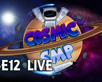 Cosmic SMP S1-E12 – A Mini Adventure and Digging with TNT LIVE