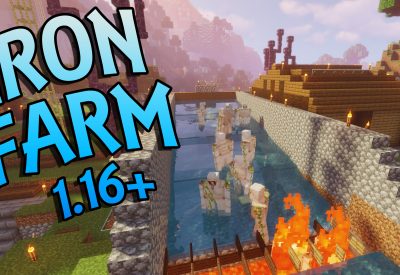 Iron Farm Tutorial Easy and Efficient Minecraft 1.16 (Improved Docm77 Design)
