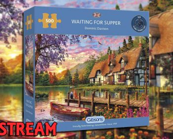 Waiting for Supper – A 500 Piece Jigsaw Puzzle from Gibsons by Dominic Davison GIBG3128 – Part 1