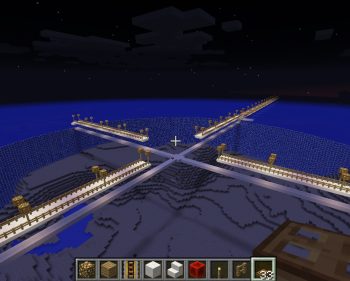 Minecraft – Ocean City Construction Progress