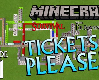 Minecraft Survival: Episode 41 – Automatic Minecart Rail Line Selector