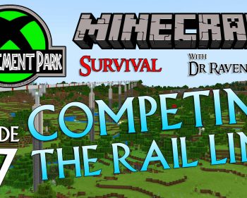 Minecraft Survival: Episode 47 – Completing The Rail Line (Achievement Park)