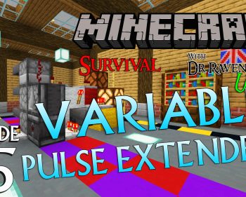 Minecraft Survival: Episode 75 – Compact Variable Redstone Pulse Extender Update