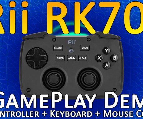 RII RK707 Mini Travel Controller Keyboard & Mouse, Fire Tablet Gameplay Demo