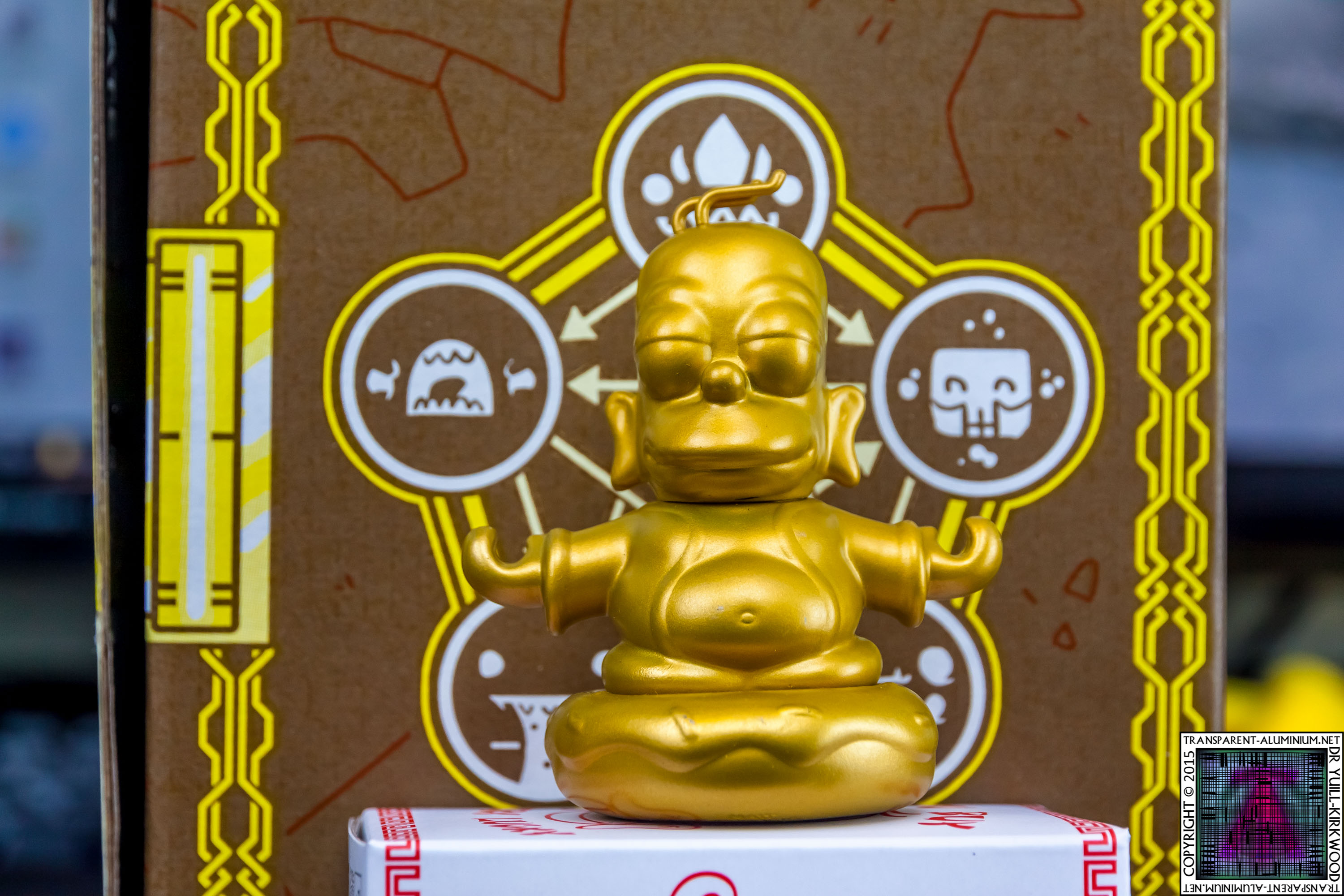 The Simpsons You Buy Very Luck Homer Gold Buddha Loot Crate 2015 New 
